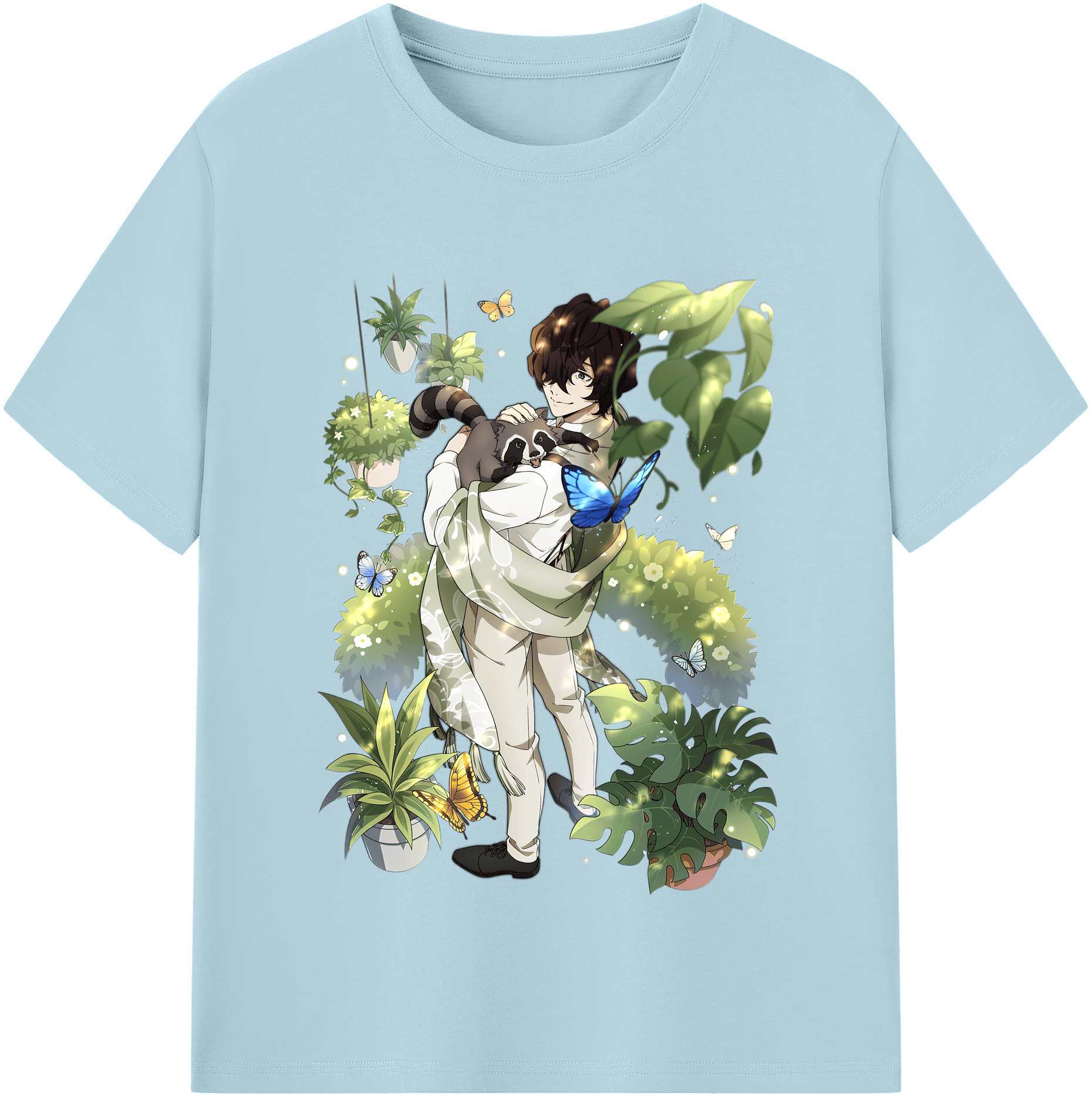 （画像用） 文豪ストレイドッグス Bungo Stray Dogs 綿100％半袖Tシャツ（フロントプリント）
